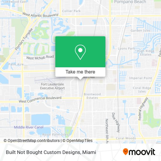 Built Not Bought Custom Designs map