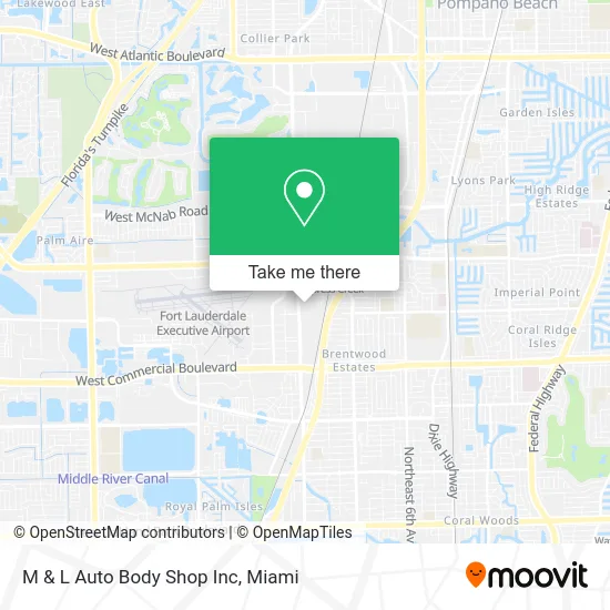 M & L Auto Body Shop Inc map