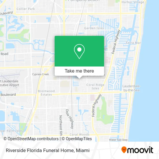 Riverside Florida Funeral Home map