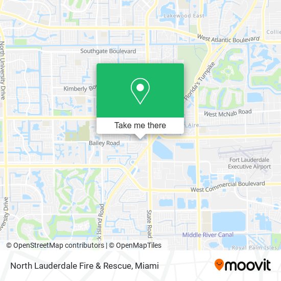 Mapa de North Lauderdale Fire & Rescue