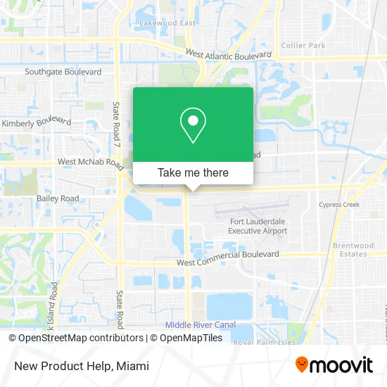 New Product Help map