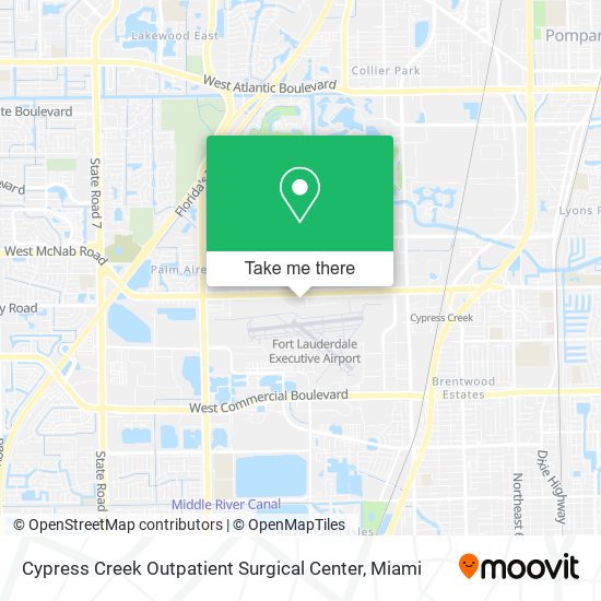 Cypress Creek Outpatient Surgical Center map