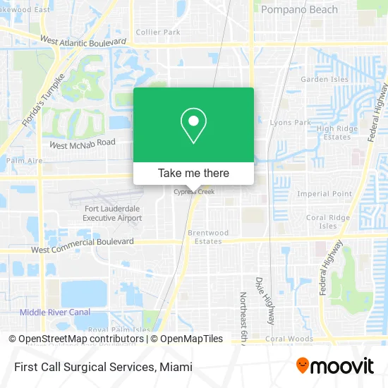 First Call Surgical Services map