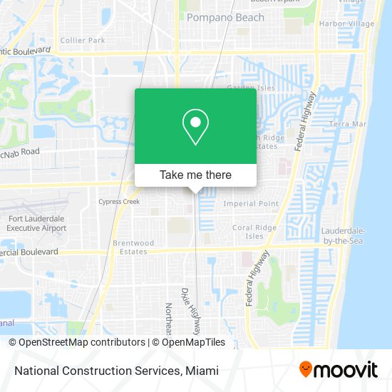 National Construction Services map