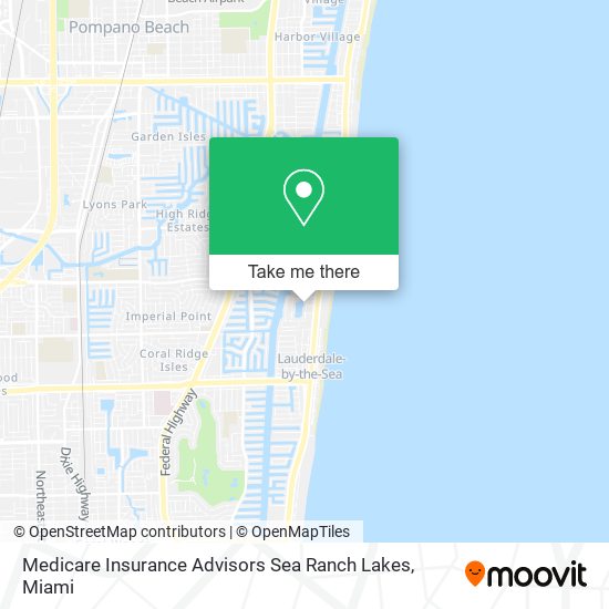 Medicare Insurance Advisors Sea Ranch Lakes map