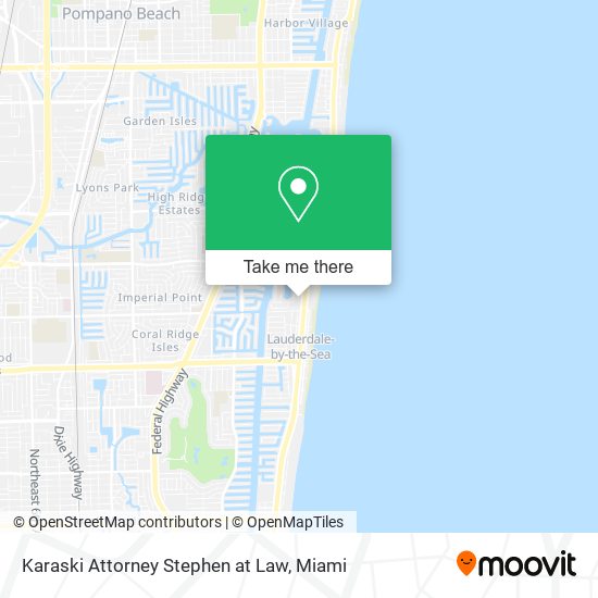 Karaski Attorney Stephen at Law map