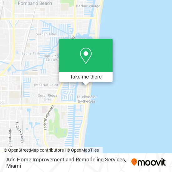 Ads Home Improvement and Remodeling Services map