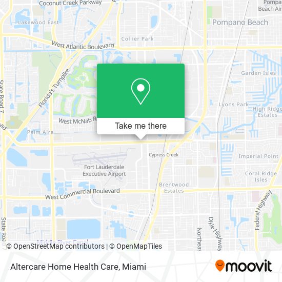 Mapa de Altercare Home Health Care