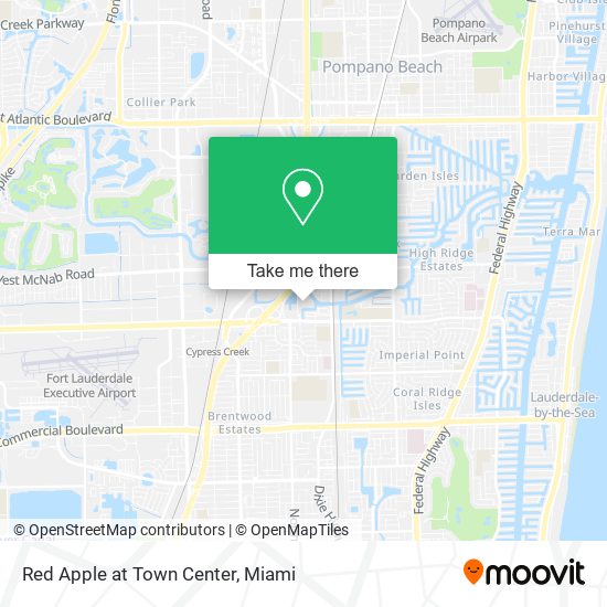 Red Apple at Town Center map