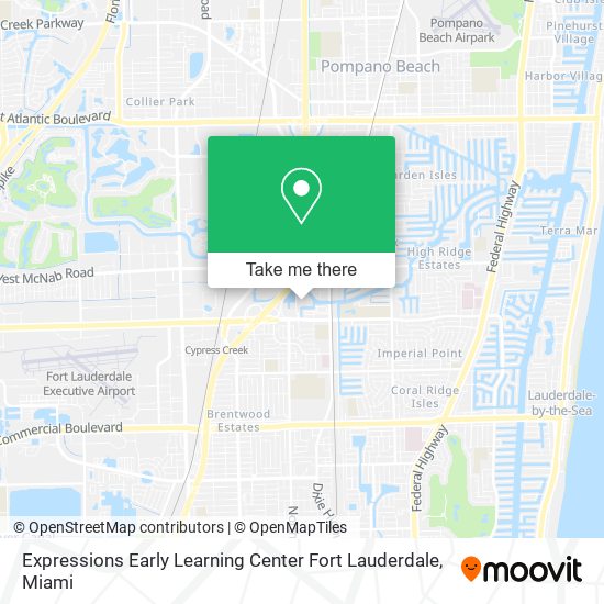 Expressions Early Learning Center Fort Lauderdale map