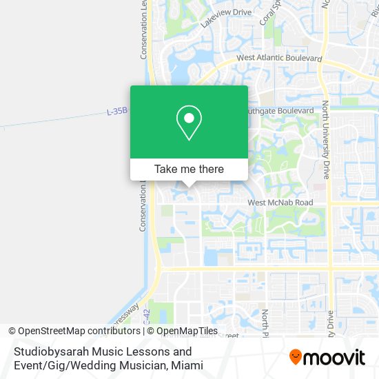 Mapa de Studiobysarah Music Lessons and Event / Gig / Wedding Musician