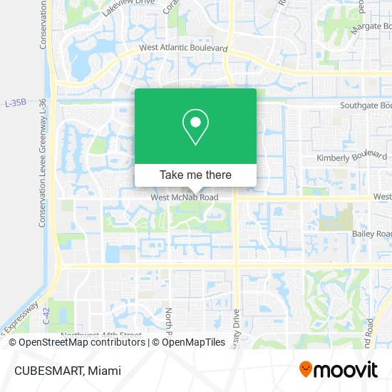 Mapa de CUBESMART