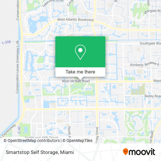 Mapa de Smartstop Self Storage