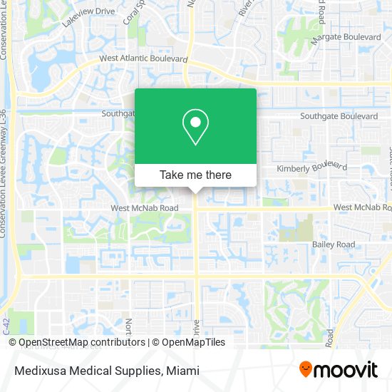 Mapa de Medixusa Medical Supplies