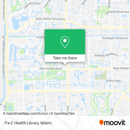 Mapa de Pa-C Health Library