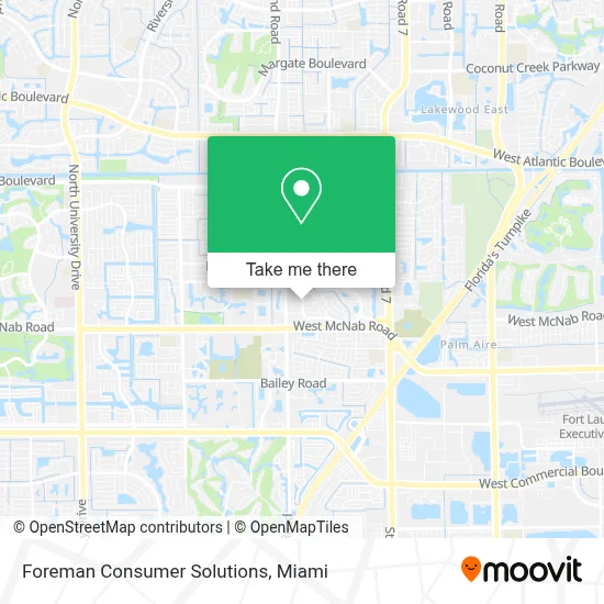 Foreman Consumer Solutions map
