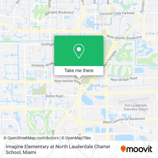 Mapa de Imagine Elementary at North Lauderdale Charter School