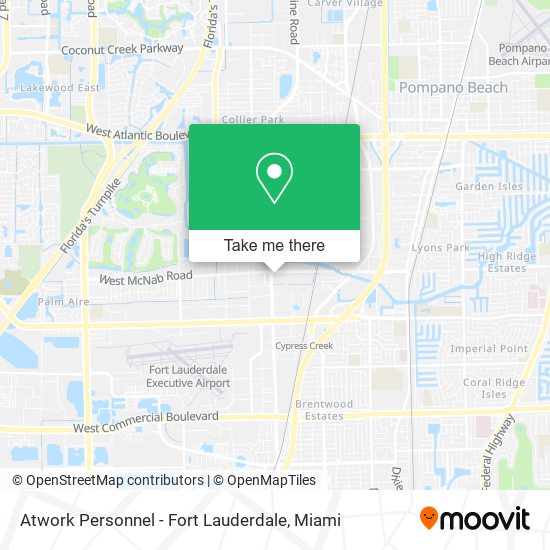 Atwork Personnel - Fort Lauderdale map