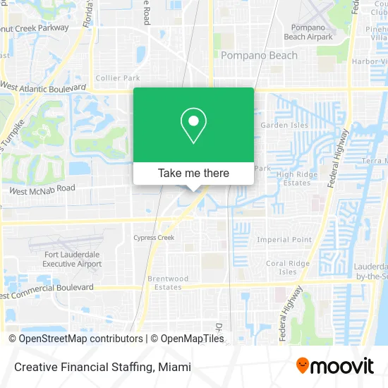 Creative Financial Staffing map