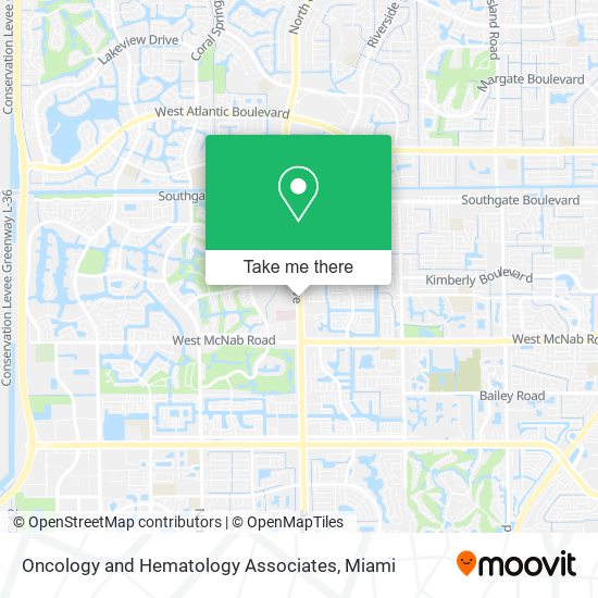 Oncology and Hematology Associates map
