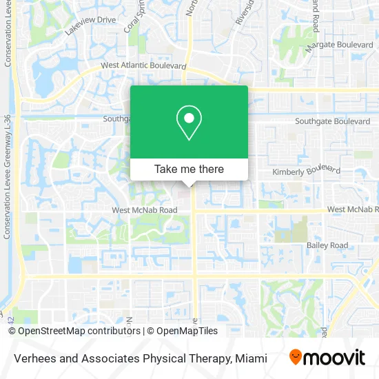 Verhees and Associates Physical Therapy map