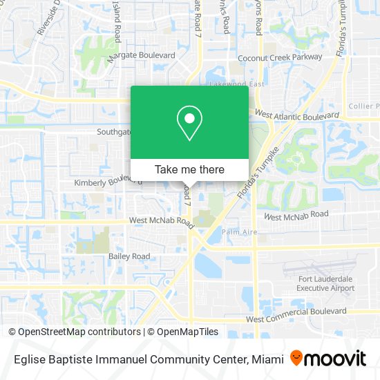 Eglise Baptiste Immanuel Community Center map