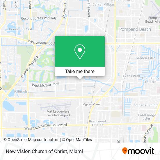 New Vision Church of Christ map