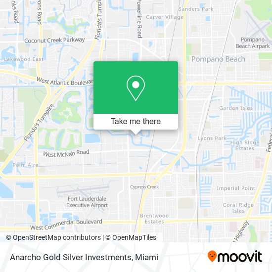 Anarcho Gold Silver Investments map