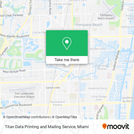 Titan Data Printing and Mailing Service map