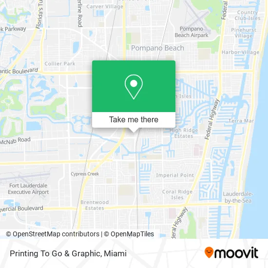 Printing To Go & Graphic map