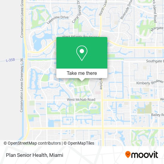 Mapa de Plan Senior Health