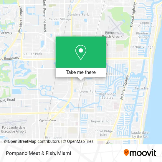 Pompano Meat & Fish map