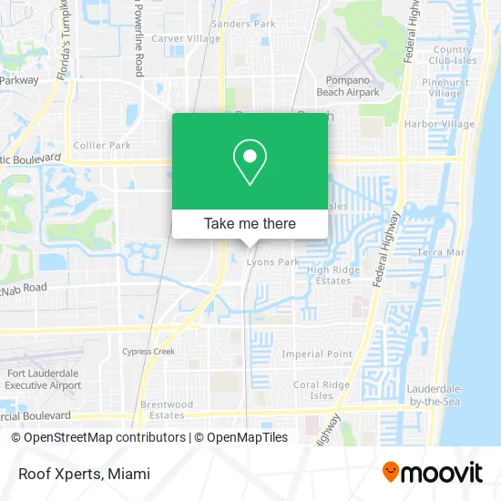 Roof Xperts map