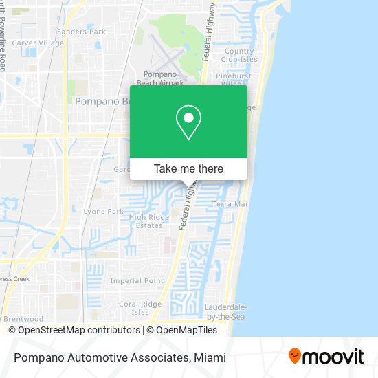 Pompano Automotive Associates map