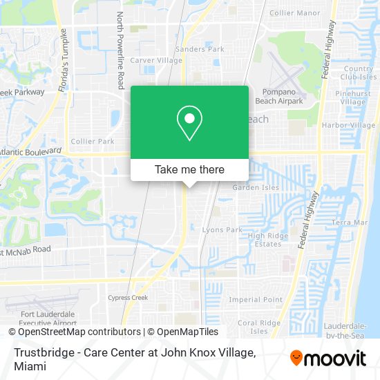 Trustbridge - Care Center at John Knox Village map