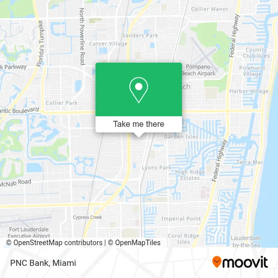 PNC Bank map