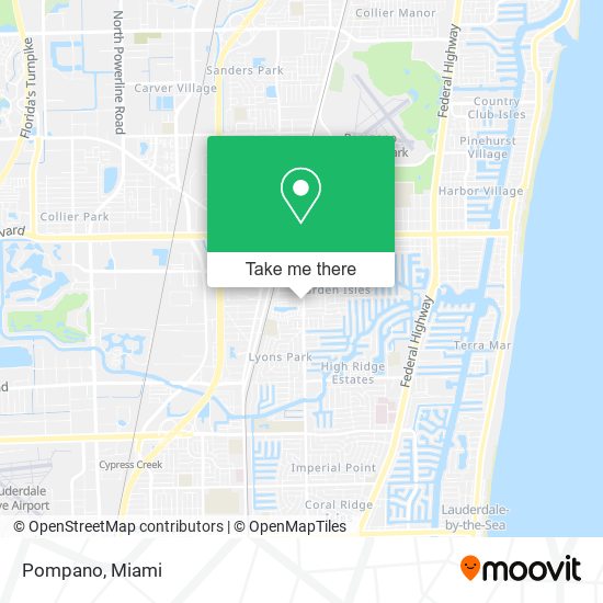 Pompano map