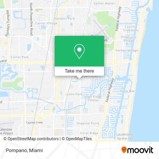 Pompano map