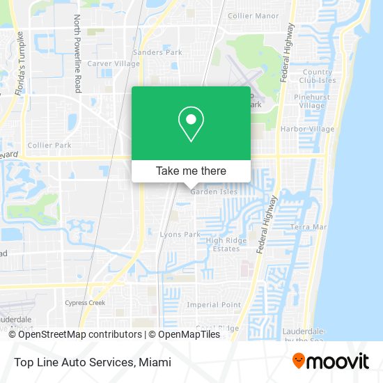 Top Line Auto Services map