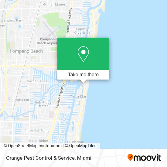 Orange Pest Control & Service map