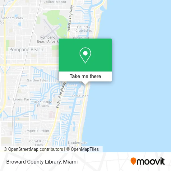 Broward County Library map