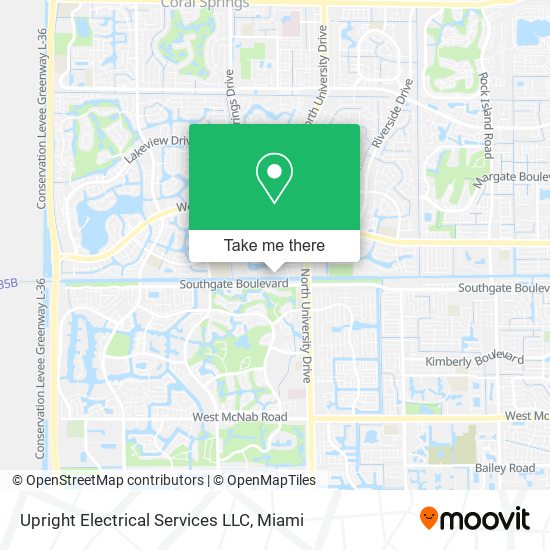 Upright Electrical Services LLC map