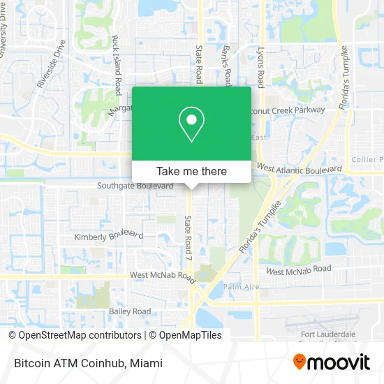 Bitcoin ATM Coinhub map