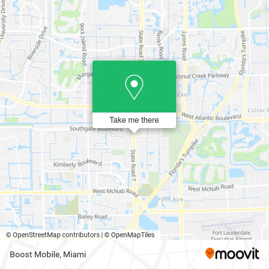 Boost Mobile map
