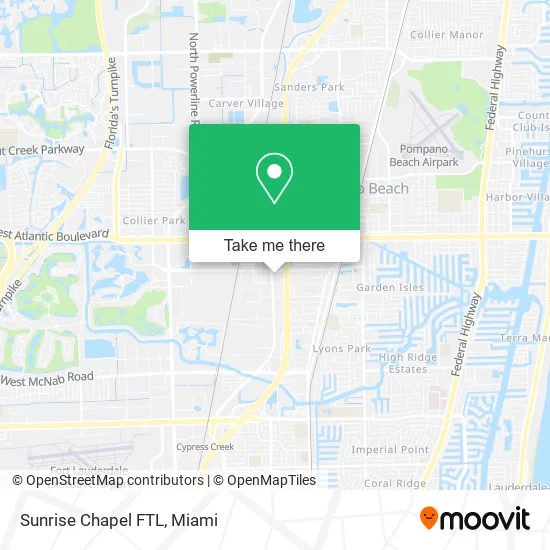 Sunrise Chapel FTL map