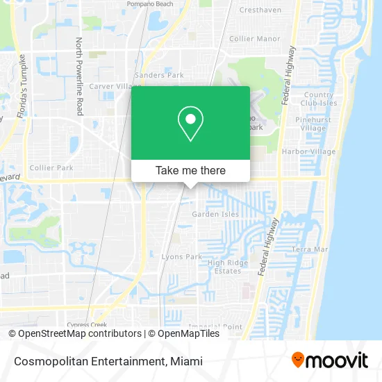 Cosmopolitan Entertainment map