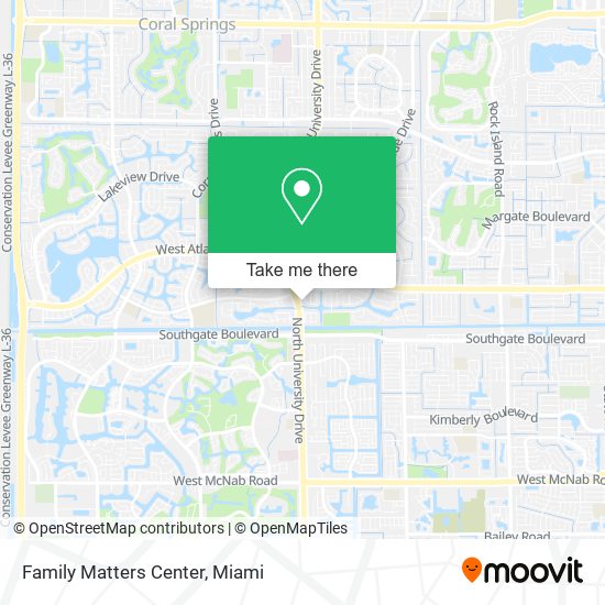 Mapa de Family Matters Center