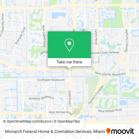 Monarch Funeral Home & Cremation Services map