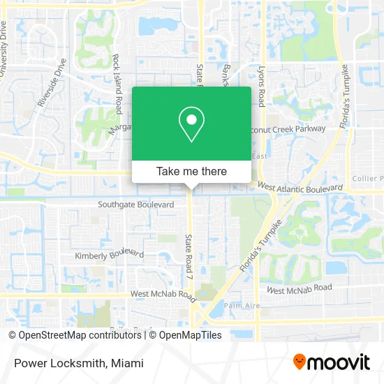 Power Locksmith map