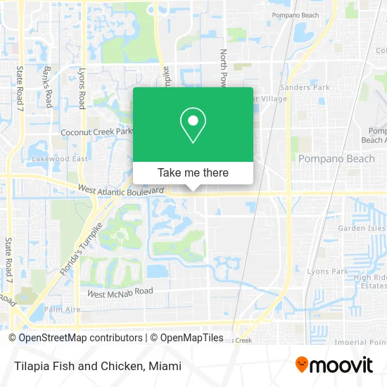 Tilapia Fish and Chicken map